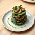 Witlooftorentje met champignons