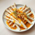 Witte Asperges met een Sinas-Notensaus