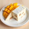 Witte chocolade nougatparfait