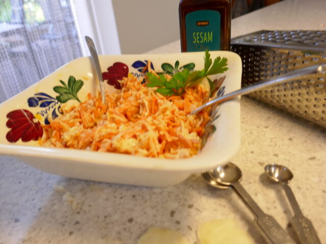 Witte kool wortelsalade