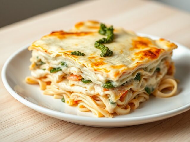 Witte lasagne