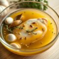 Witte wijn-honing-knoflook marinade voor gevogelte
