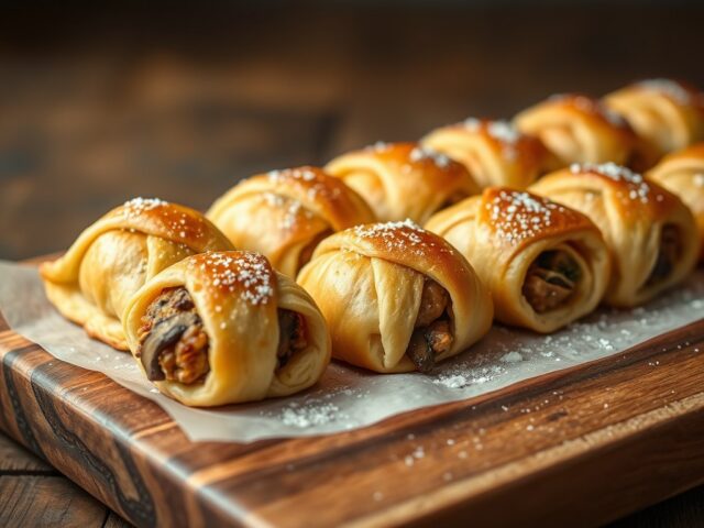 Worst-Vlees (Saucijzebroodjes,Worstebroodjes)