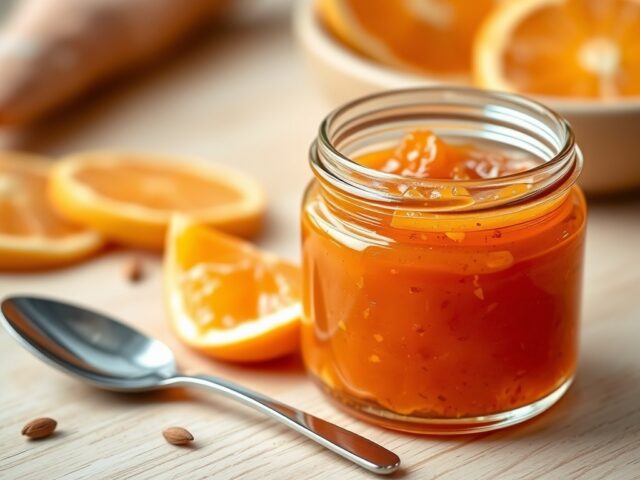 Worteljam met kardemom
