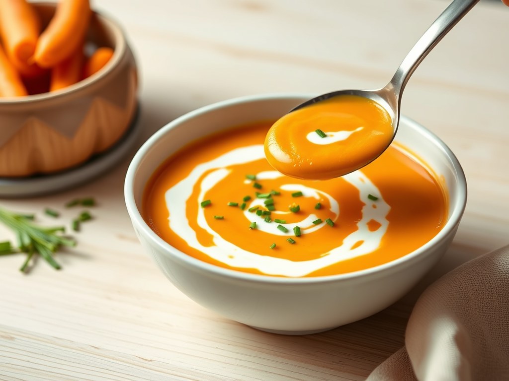 Wortelsoep met Anijssmaak, AI-gegenereerde illustratie