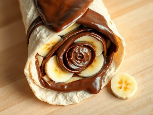 Wrap met Chocopasta