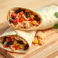 Wrap met Kip en Zwarte Bonen