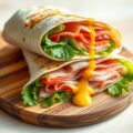 Wrap Warme Beenham met Honing-Mosterd Dressing