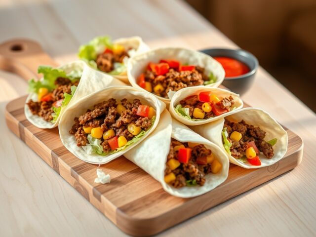 Wraps met gehakt