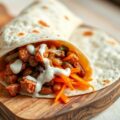 Wraps met rookworst