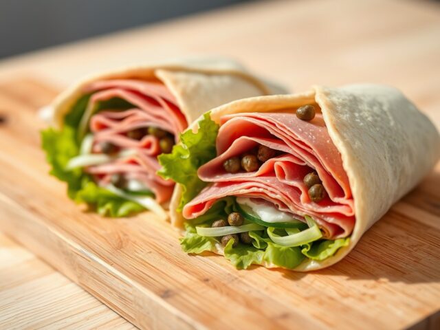 Wraps met rosbief