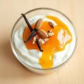 Yoghurt met abrikozen compote