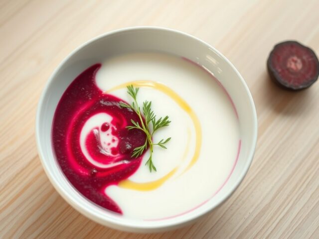 Yoghurtsoep met Venkel en Biet
