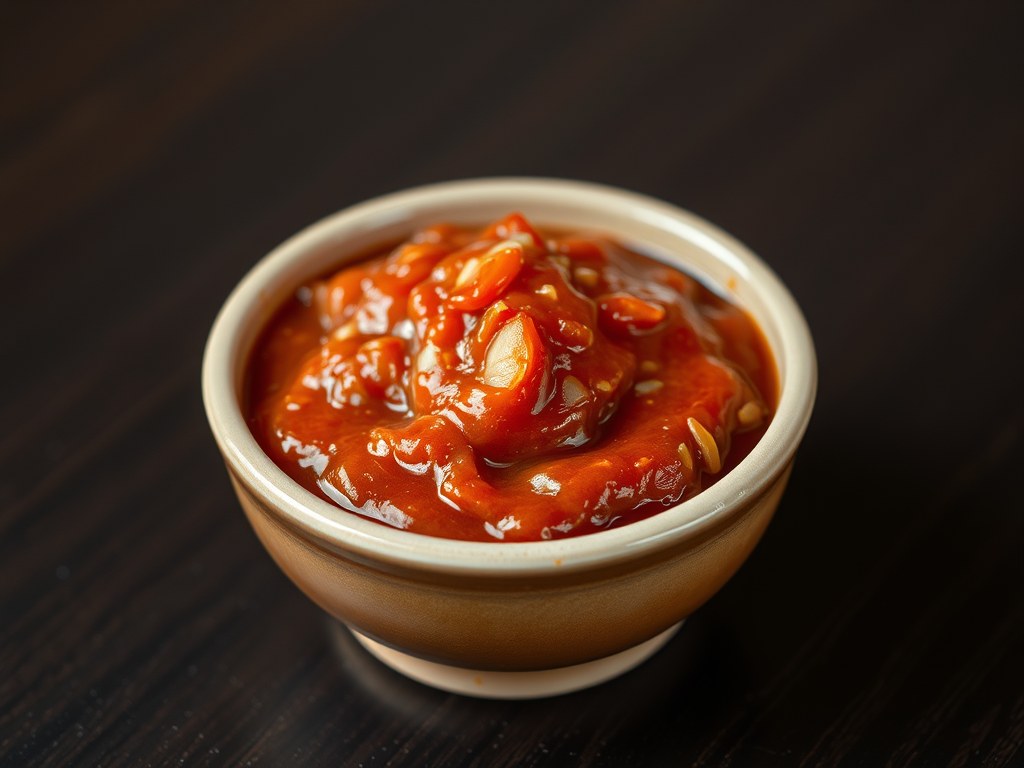 Zéér hete sambal, AI-gegenereerde illustratie