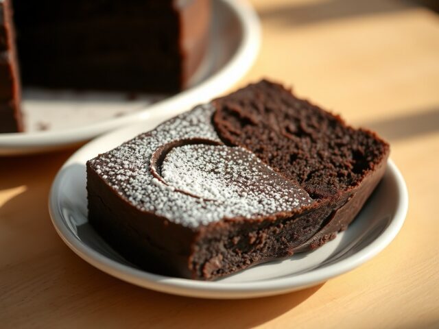 Zachte chocoladetaart