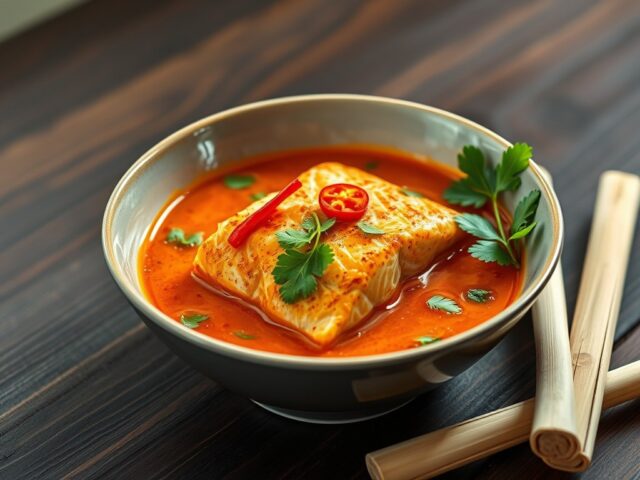 Zalm Curry (Met Rode Curry van Thai Onoff Spices)