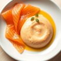 Zalm(gerookt) met Paprika-Mousse