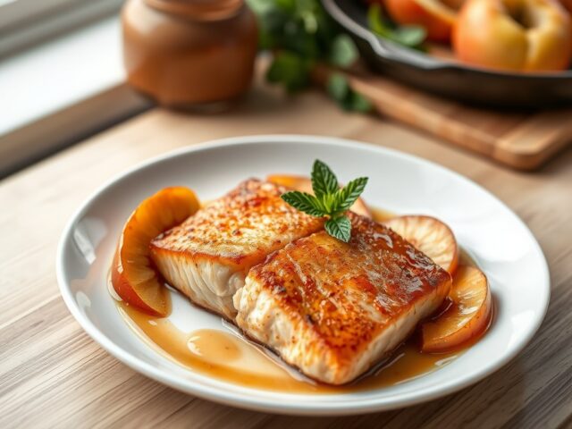 Zalm met jonagoldappel
