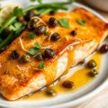Zalm met Kappertjes-Krenten-Gember-Boter