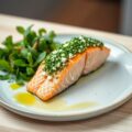 Zalm met kruidenkorst