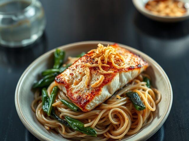 Zalm met paksoi