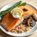 Zalm met roomkaas en citroen