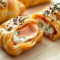 Zalm op bladerdeeg