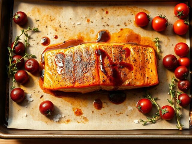 Zalm uit de oven