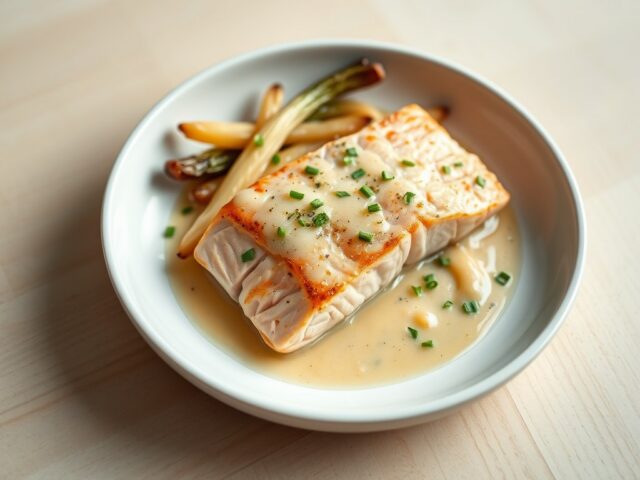 Zalmforel met witlof