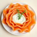 Zalmrolletje met mierikwortelroom