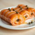 Zalmrolletjes met Prei