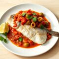 Zeebaars met Zuid-Mexicaanse saus (Veracruz)