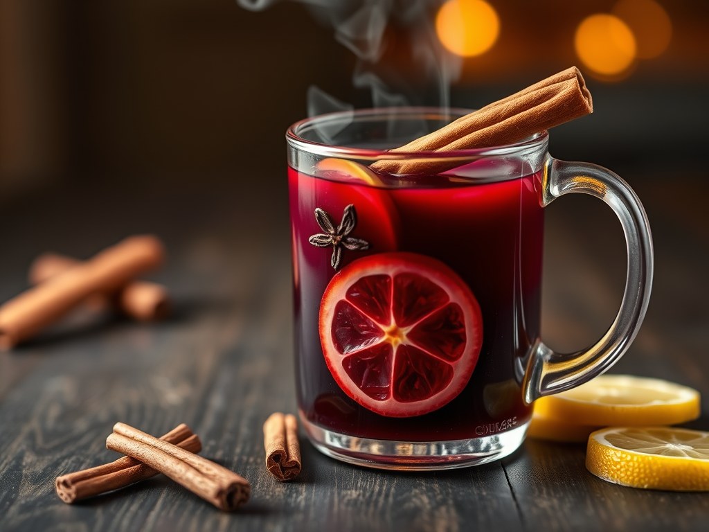 Zelf Gluhwein maken, AI-gegenereerde illustratie