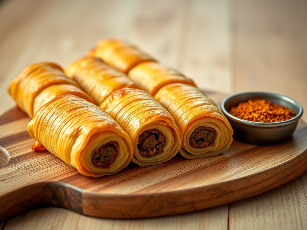 Zelfgemaakt frikandellenbroodjes, AI-gegenereerde illustratie