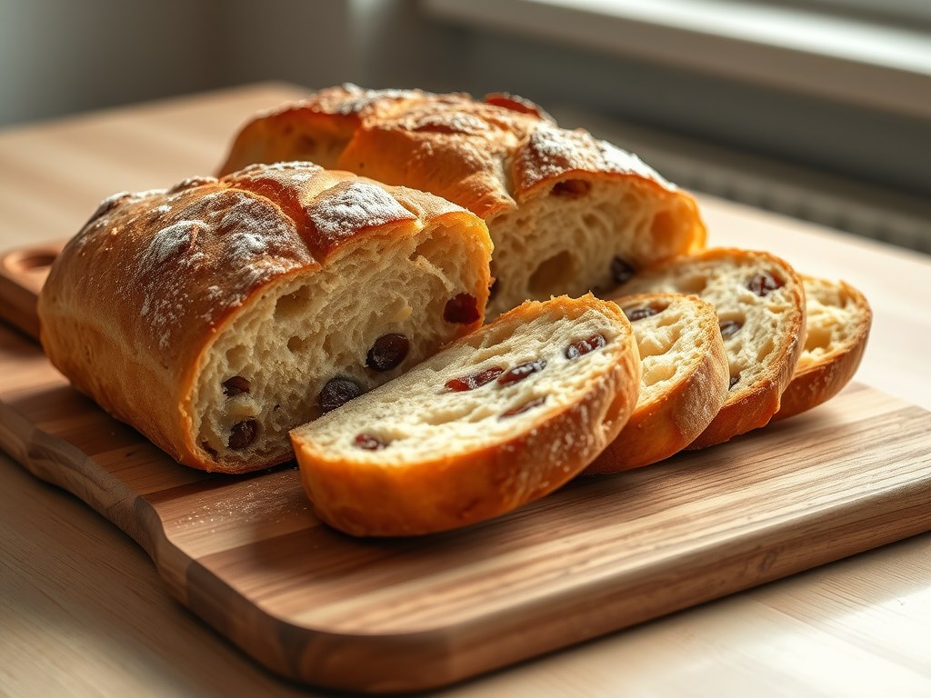 Zelfgemaakt paasbrood (5 broden), AI-gegenereerde illustratie