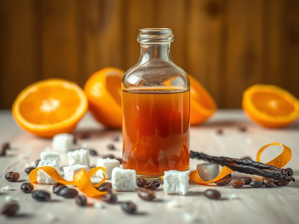 Zelfgemaakte Cointreau, AI-gegenereerde illustratie