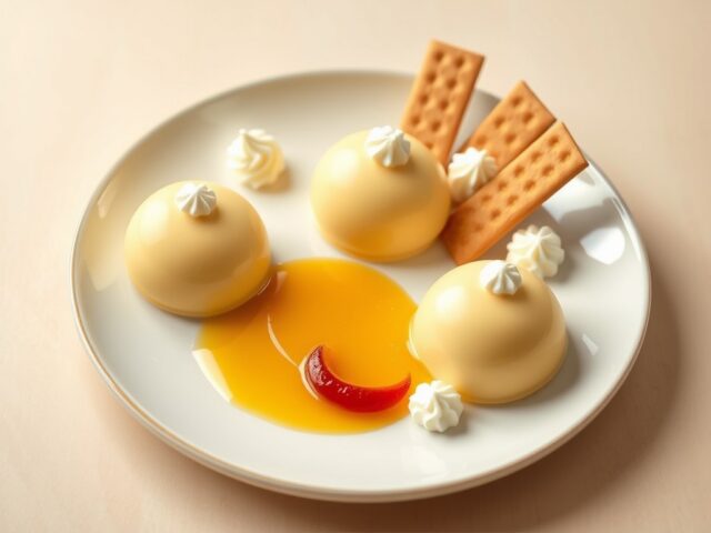 Zoete eierquenelles – Grand dessert