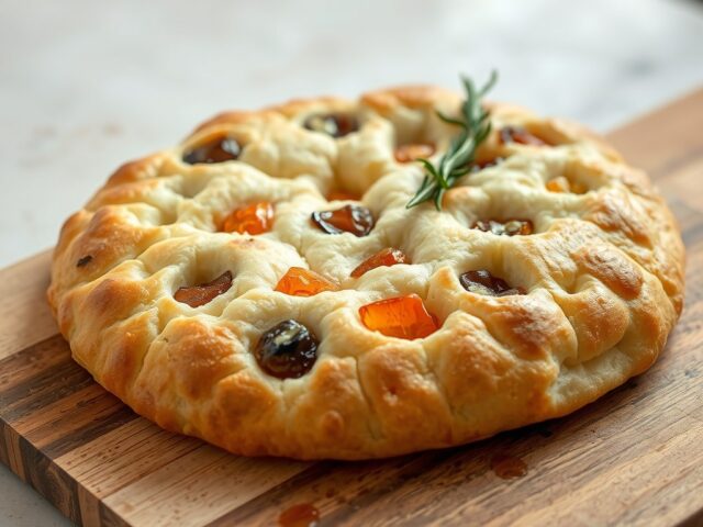 Zoete focaccia