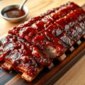 Zoete spareribs marinade en saus