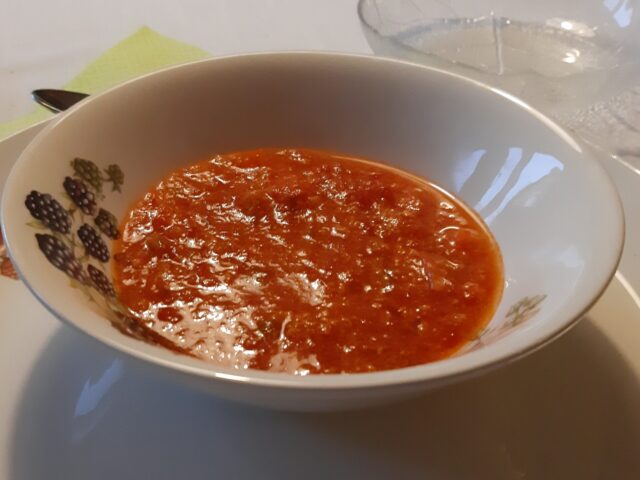 Zoetzure Chinese tomatensoep met ei
