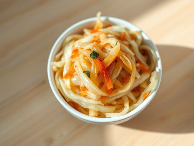 Zoetzure witte kool (T’ang-Ts’oe–Tsjwan-Sin-Ts’ai)
