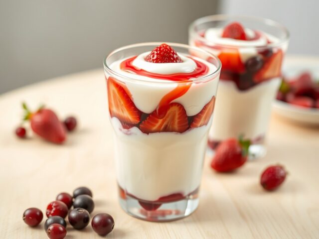 Zomerse fruityoghurt