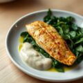 Zonnevisfilet met brandade van kabeljauw ( zie opm