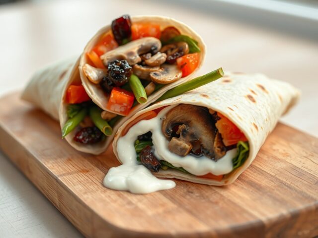 Zonnige tortilawraps
