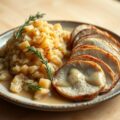 Zuurkool met fazant en appel-roomsaus