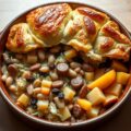 Zuurkoolschotel en croute