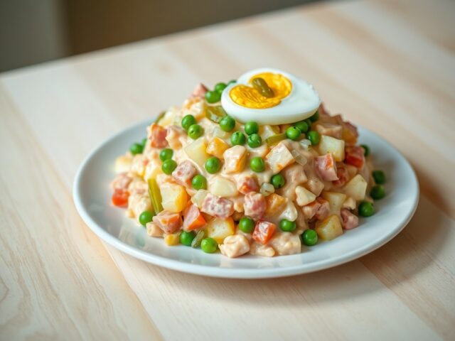 Zwarte pieten huzarensalade