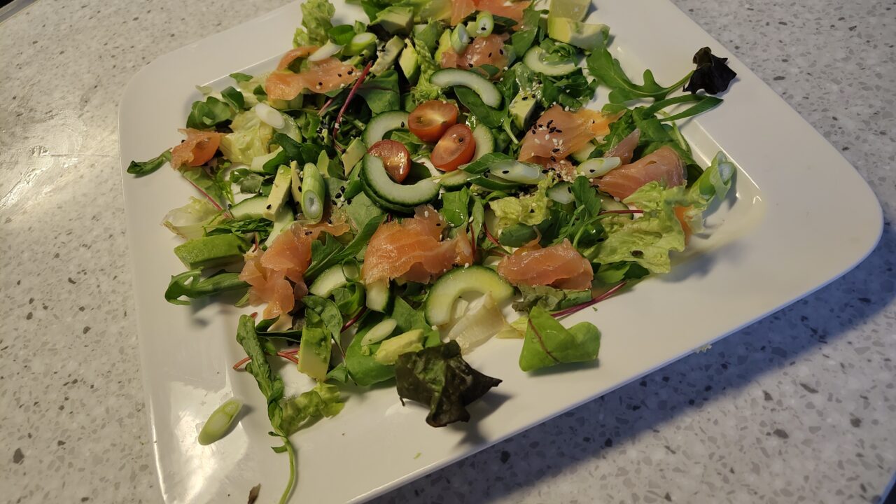 Pittige Aziatische Zalm Carpaccio, foto 1