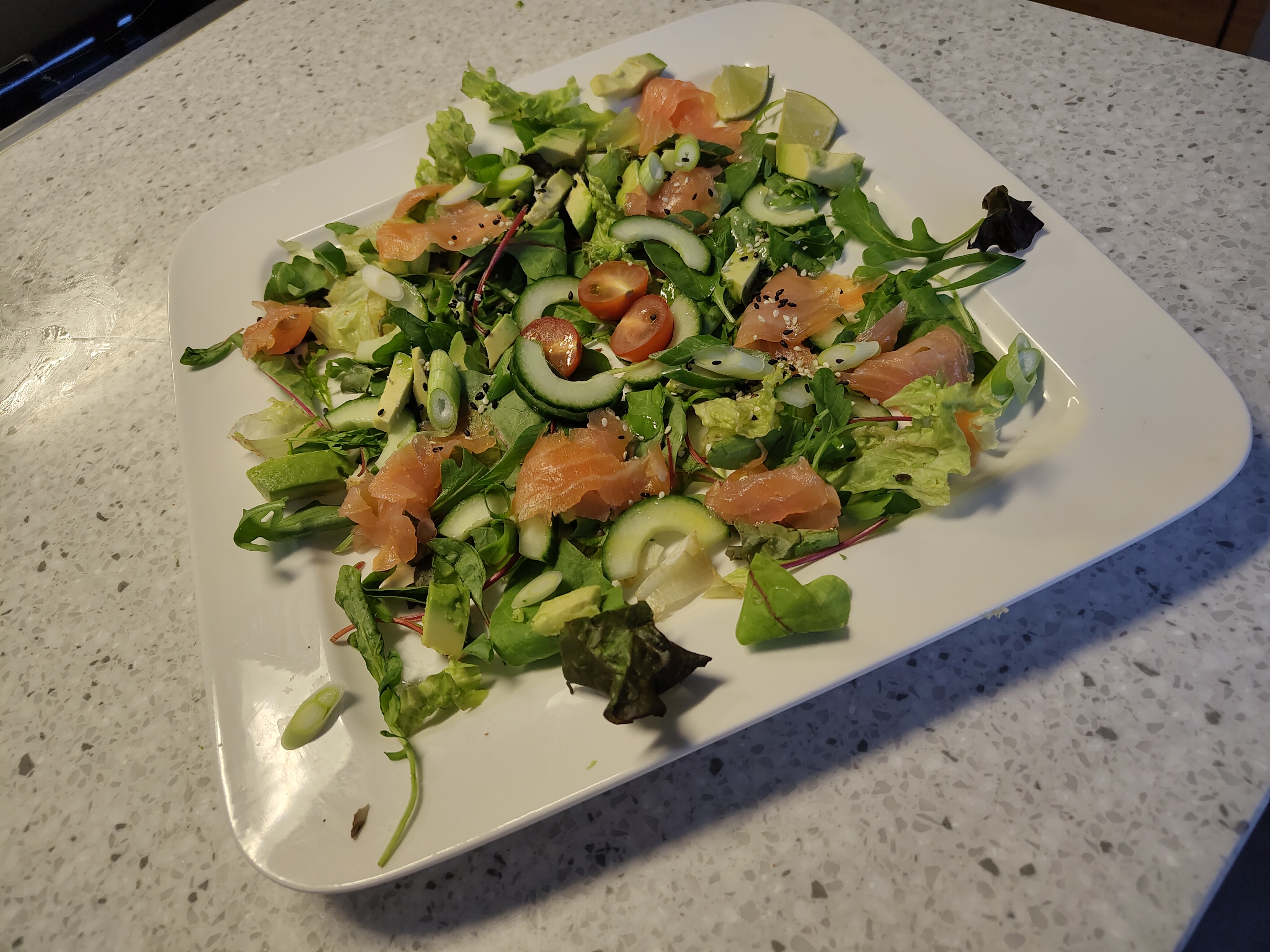 Pittige Aziatische Zalm Carpaccio
