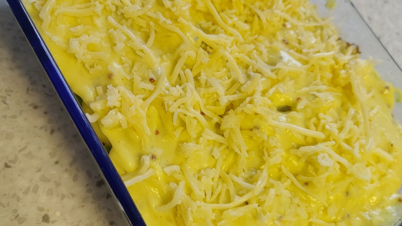 Sperziebonen Ovenschotel met Kerrie en Kaas, foto 3